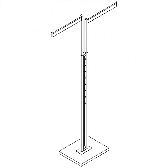 RECT. TUBE- STRAIGHT ARMS